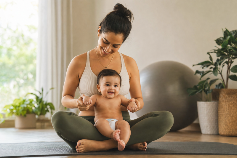 Novant Health group offering “Mommy-baby yoga” in baby’s 1st year